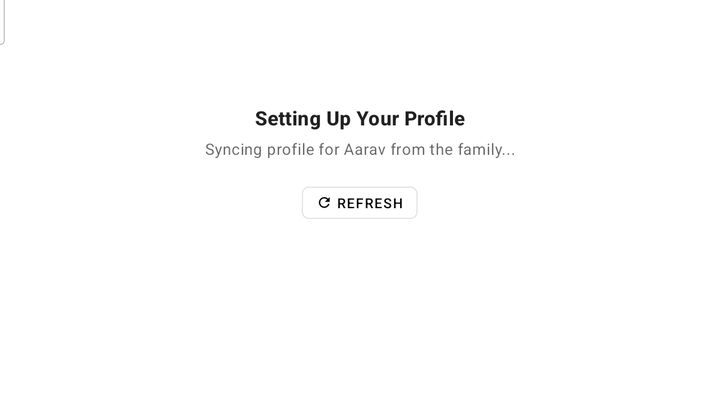Connected confirmation on the child's device