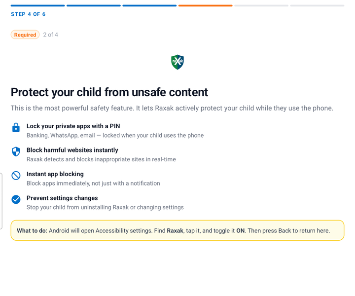 Protect your child from unsafe content Safety Shield explainer