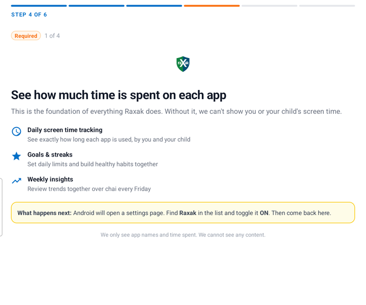See how much time is spent on each app permission explainer